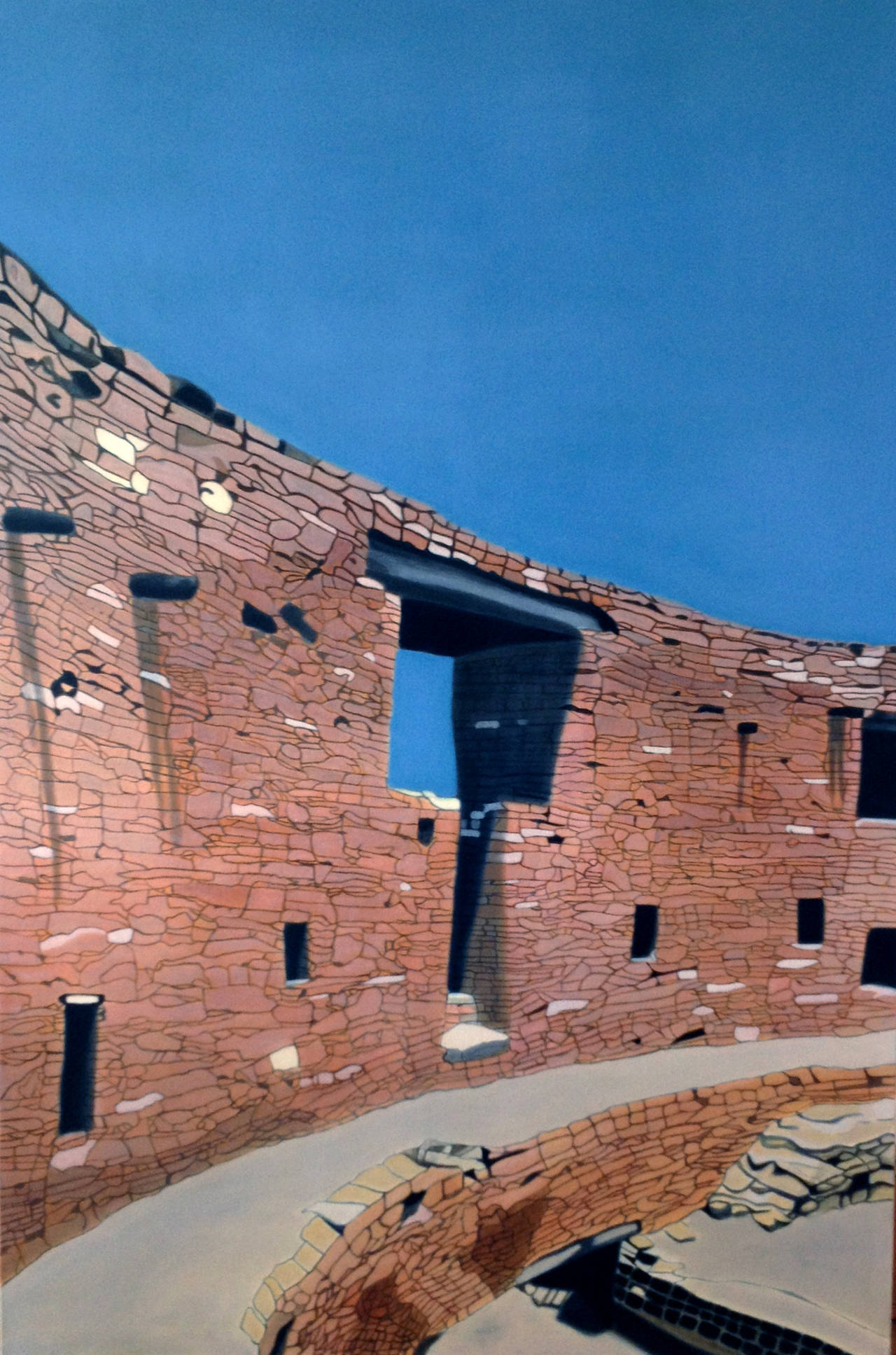 Brigitte Reyes Chaco Canyon The Kiva For Sale at 1stDibs brigitte reyes