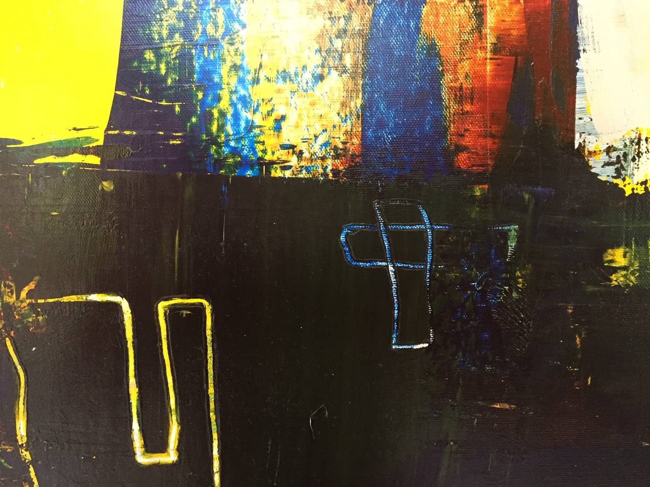 Alexis Portilla Large oil painting Oil on Canvas Oregon (Abstract contemporary), Painting