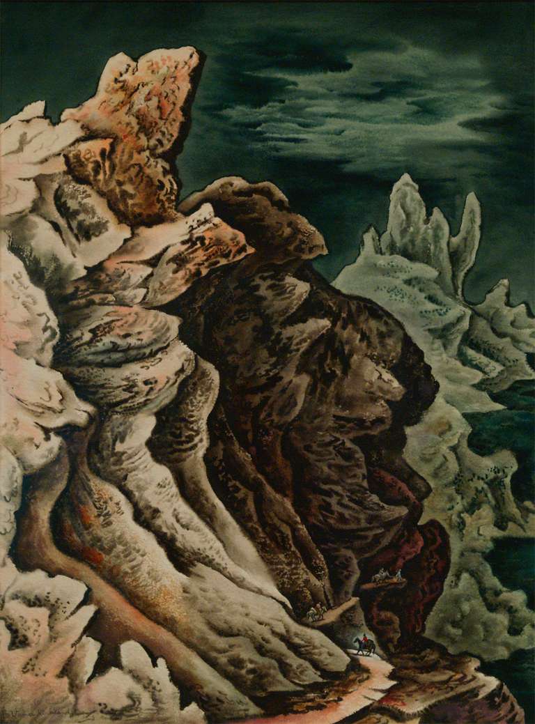 Vance Kirkland The Pack Trip, No. 15, Painting For Sale at 1stdibs