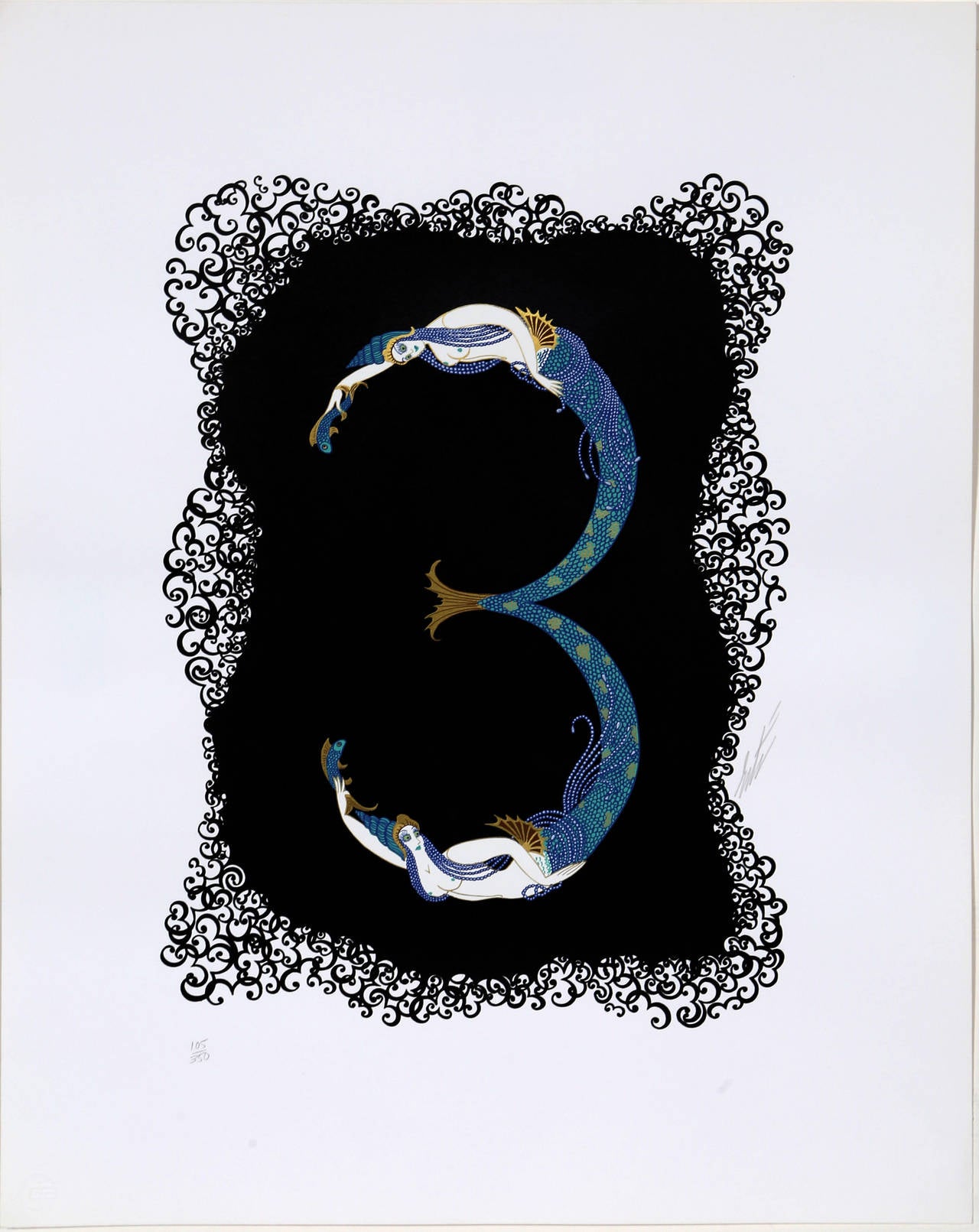 Erté Numbers Suite Portfolio at 1stdibs