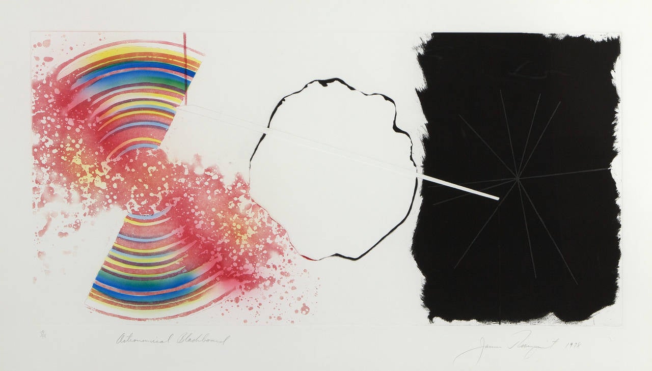 James Rosenquist Astronomical Blackboard, Print For Sale at 1stdibs