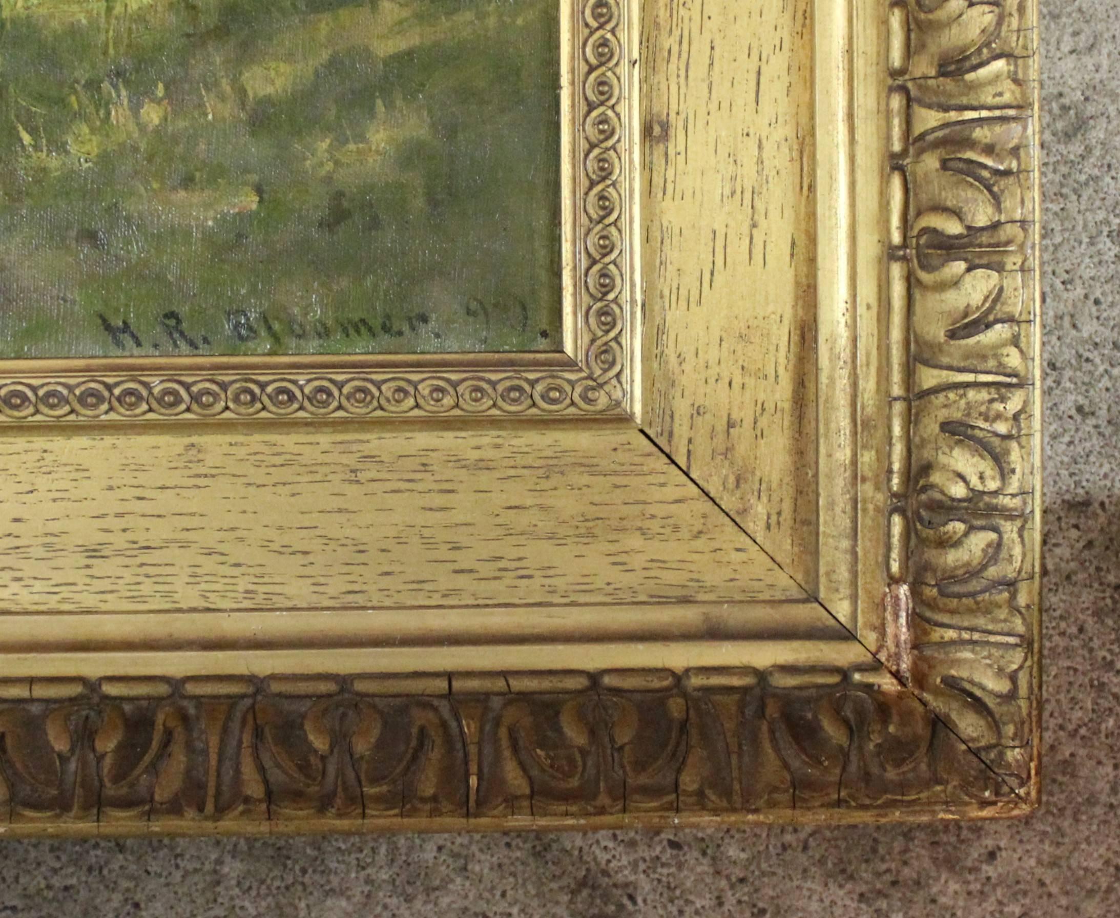 Hiram Reynolds Bloomer Painting at 1stDibs