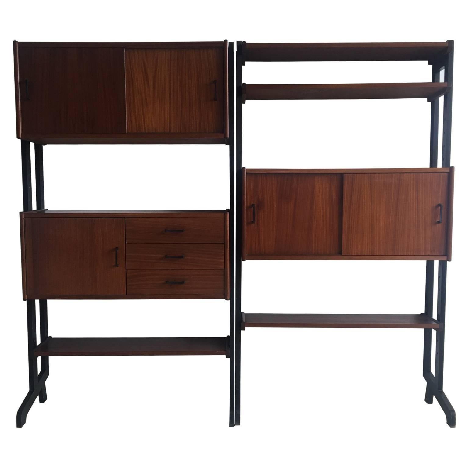 Modular Wall Unit by SimplaLux, 1960s For Sale at 1stDibs simpla lux