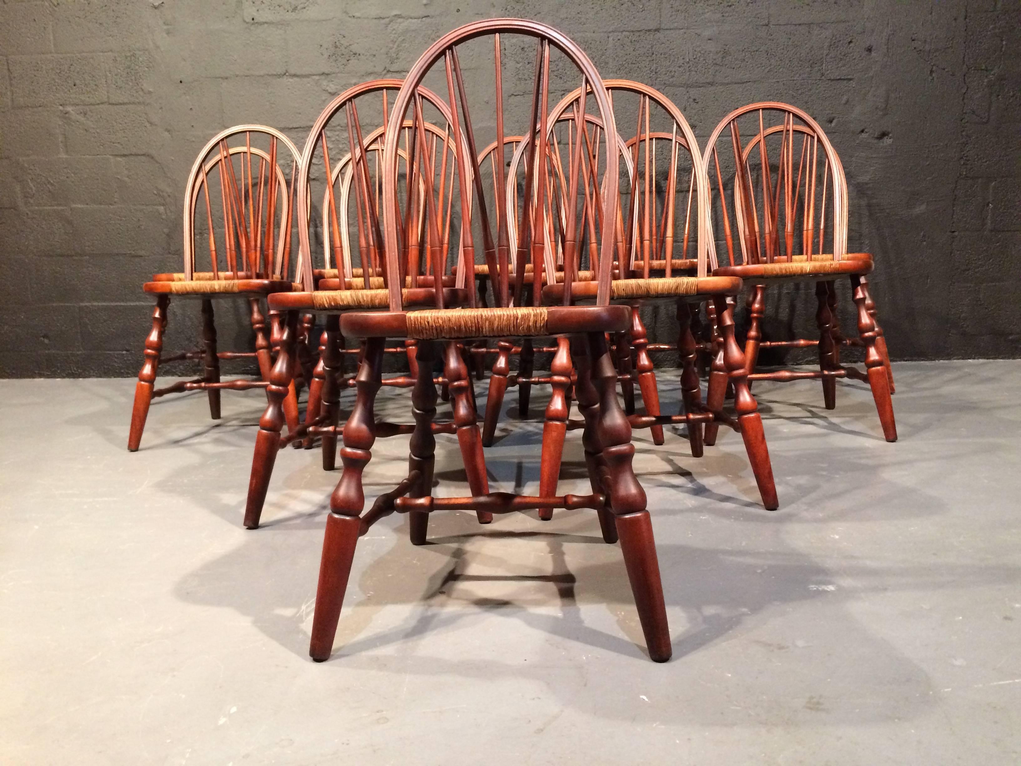 6 Nichols and Stone Windsor Dining Chairs, USA, 1930s at 1stDibs how