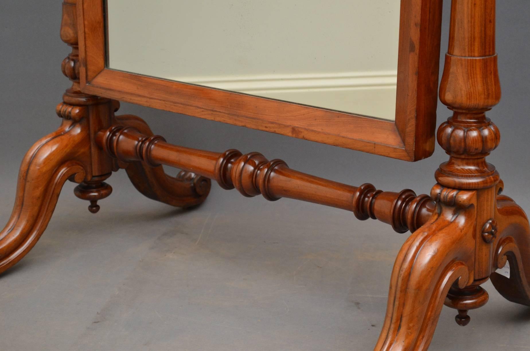 Victorian Mahogany Cheval Mirror at 1stDibs victorian cheval mirrors