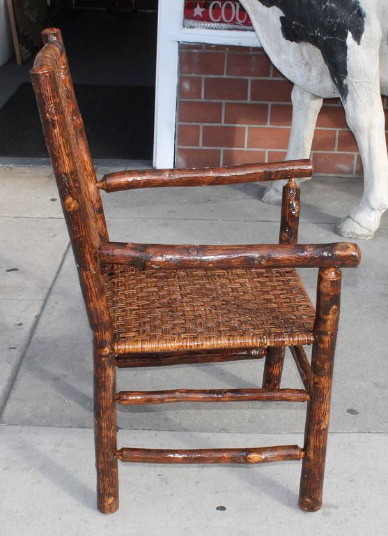 Set of Six Rare Signed Old Hickory Armchairs at 1stdibs