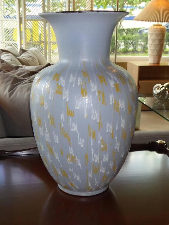 Large Carstens 1956 Pottery Floor Vase Germany For Sale at 1stDibs