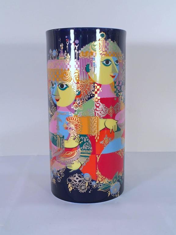 Large Vase by Bjorn Wiinblad for Rosenthal, 1001 Nights Series at 1stDibs