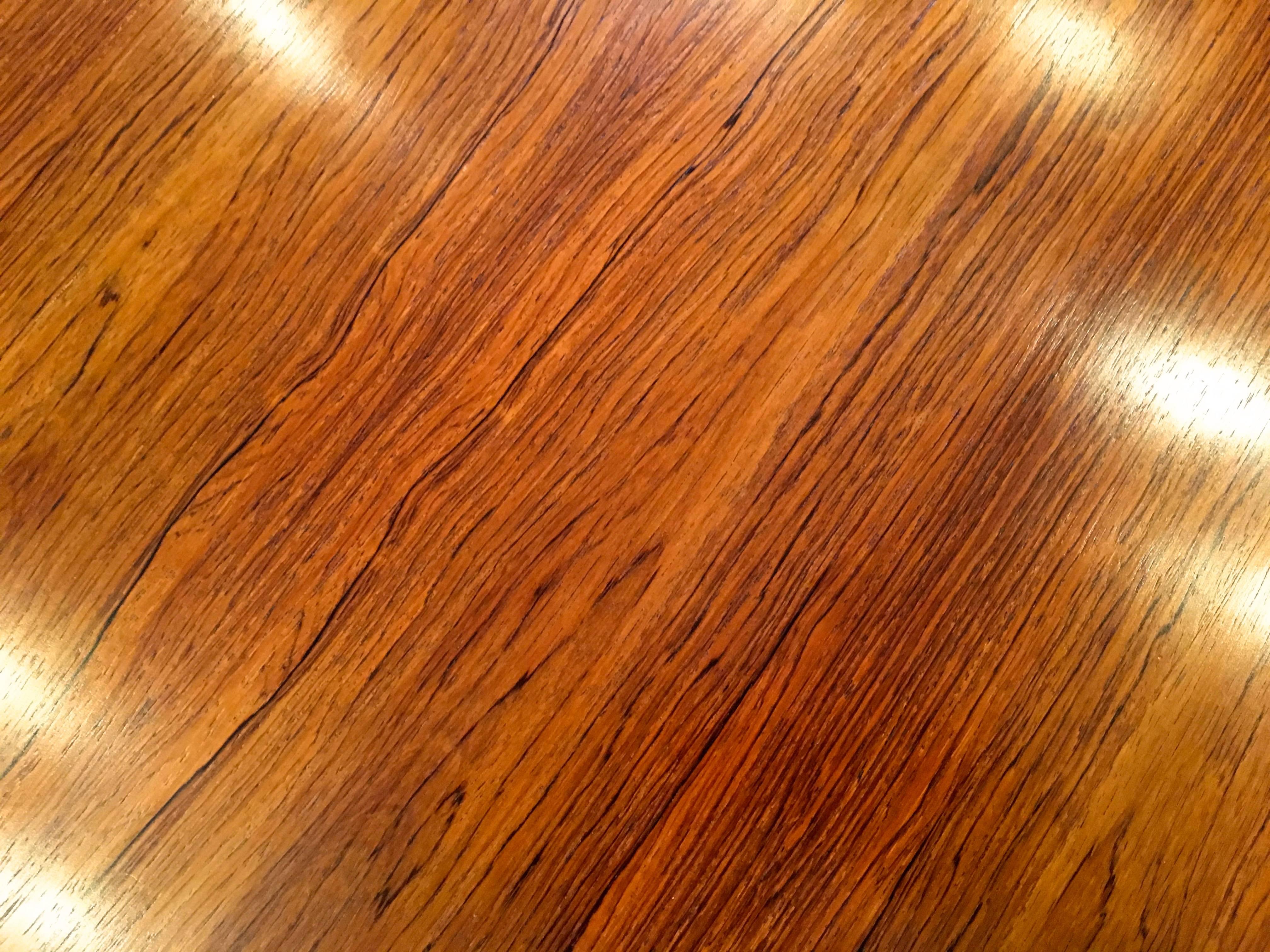 Merrow Associates Rosewood and ChromiumPlated Dining Table For Sale at