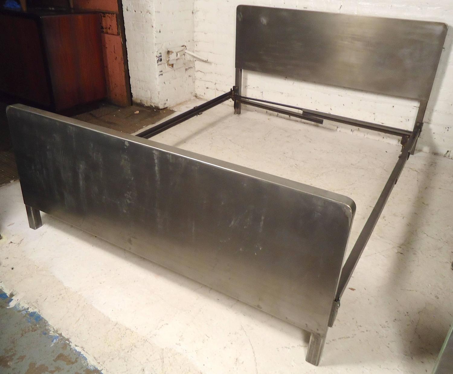 Vintage Full Size Metal Bed Frame For Sale at 1stdibs
