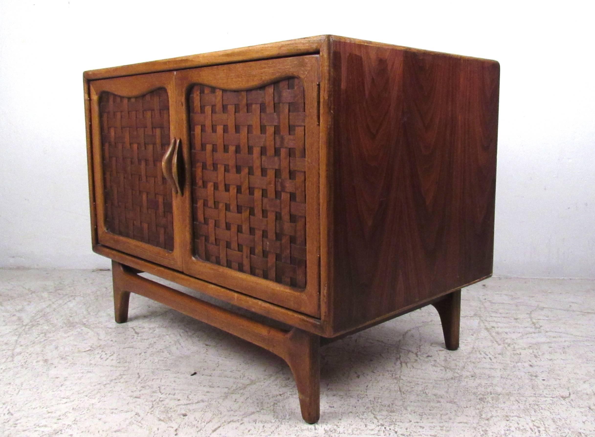 MidCentury Modern Basket Weave by Warren Church for Lane at
