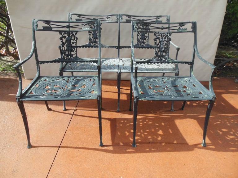 Vintage Molla Patio Set "Diana the Huntress" in Aluminum at 1stDibs