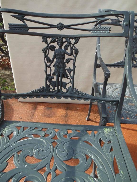 Vintage Molla Patio Set "Diana the Huntress" in Aluminum at 1stDibs