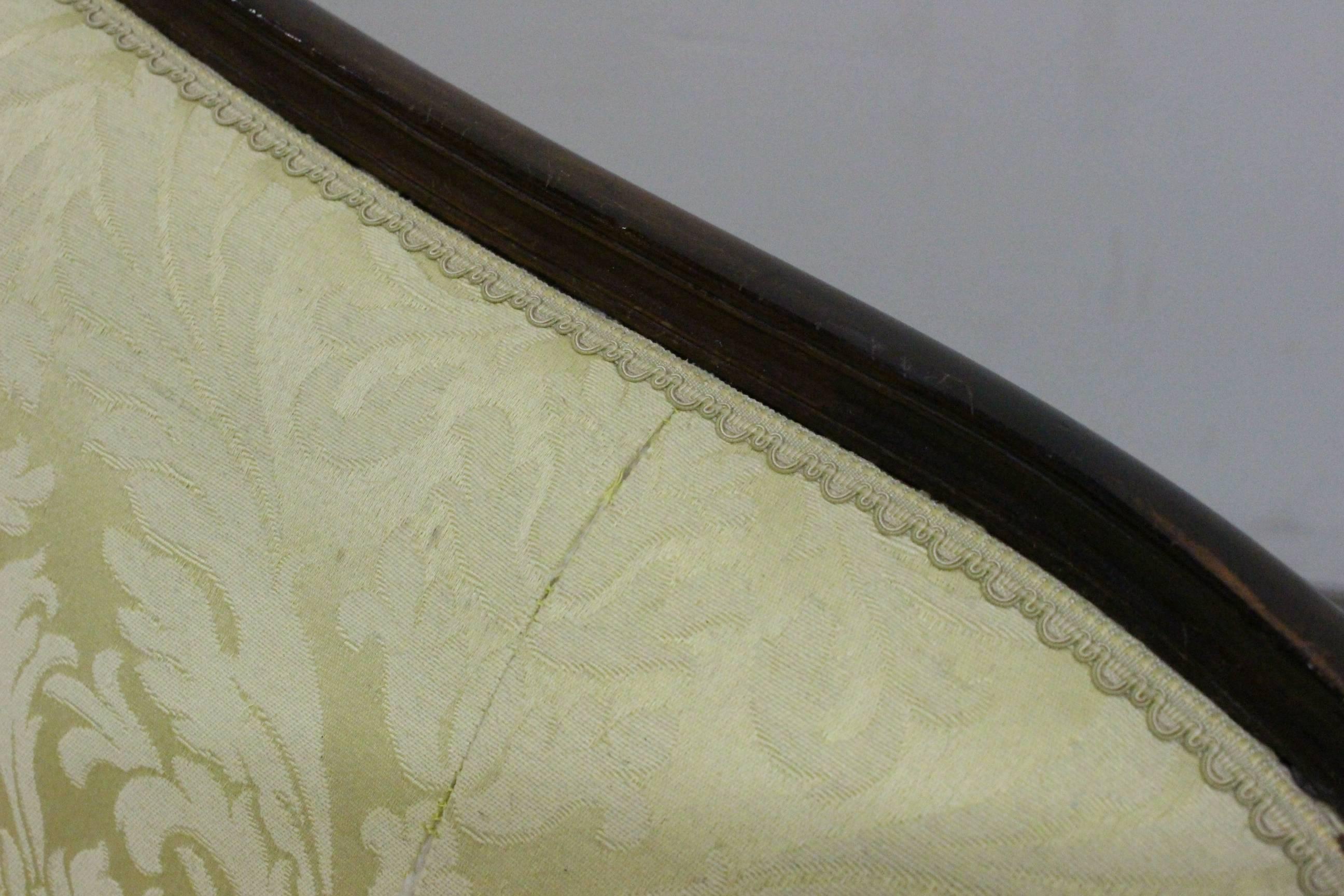 Wood Wrapped French Sofa at 1stDibs wood wrapped sofa, french sofa for sale