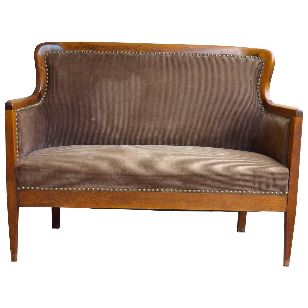 Classic Danish Love Seat at 1stDibs