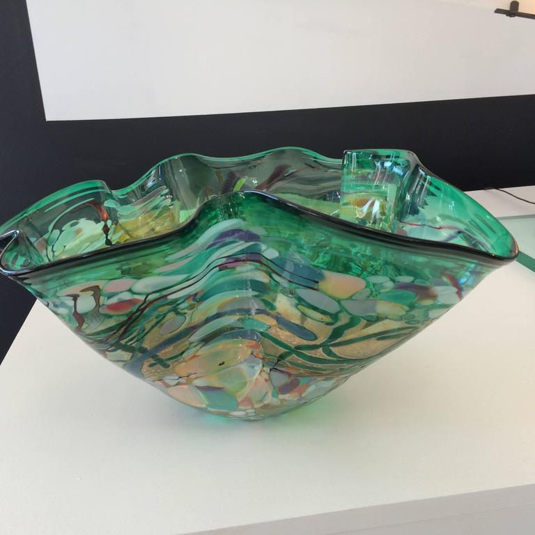 Murano Glass Bowl For Sale at 1stDibs