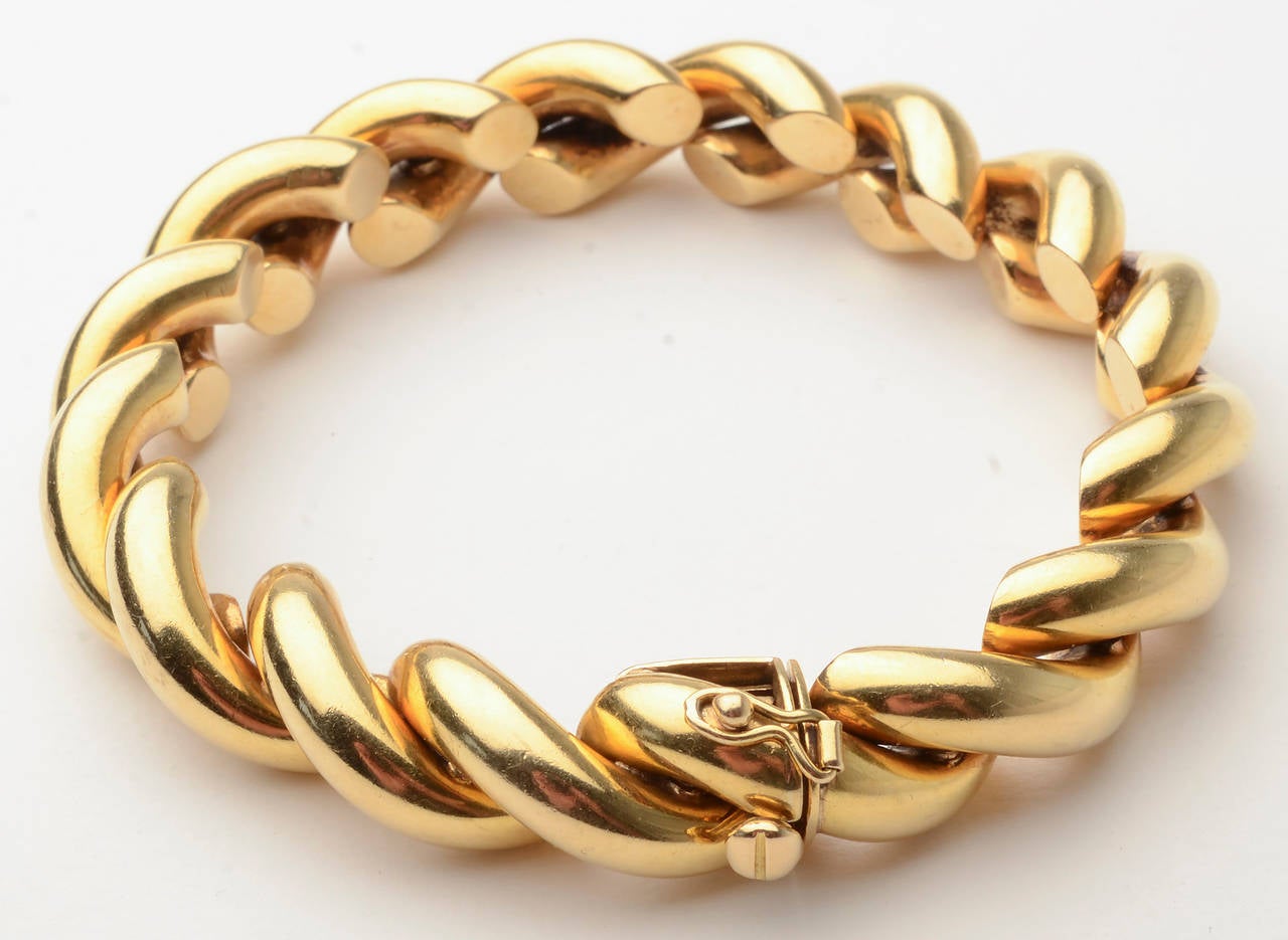 San Marco Gold Bracelet at 1stdibs