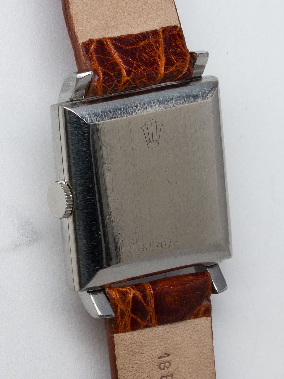 Rolex Stainless Steel Square Dress Wristwatch at 1stDibs rolex watch