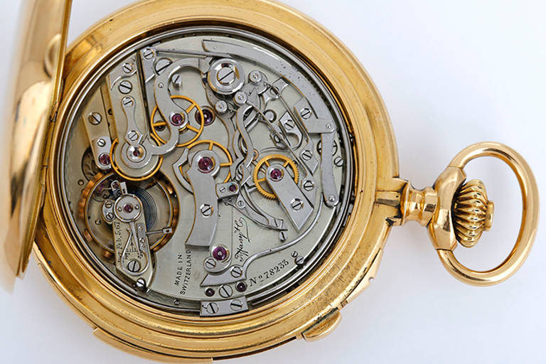 Tiffany and Co Yellow Gold 5Minute Repeater SplitSecond Chronograph