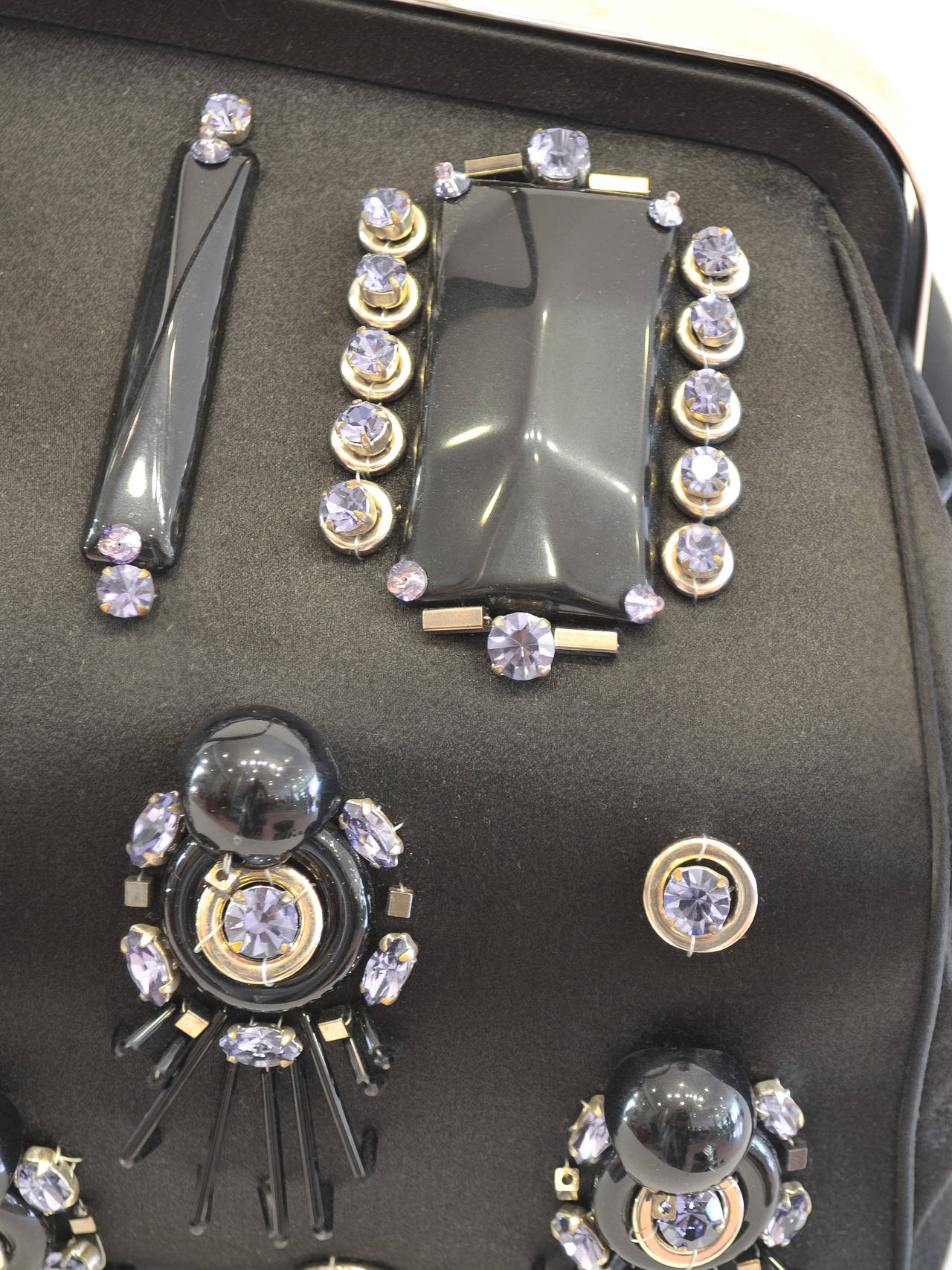 PRADA crystal embellished Bag with Original Box For Sale at 1stdibs