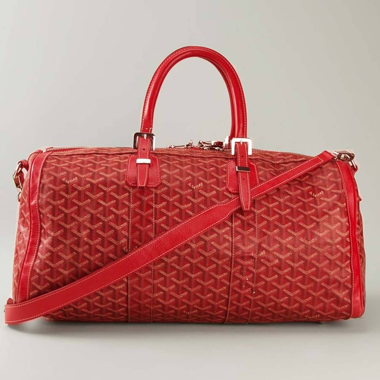 Goyard Hand Painted Red Bag For Sale at 1stDibs is goyard hand