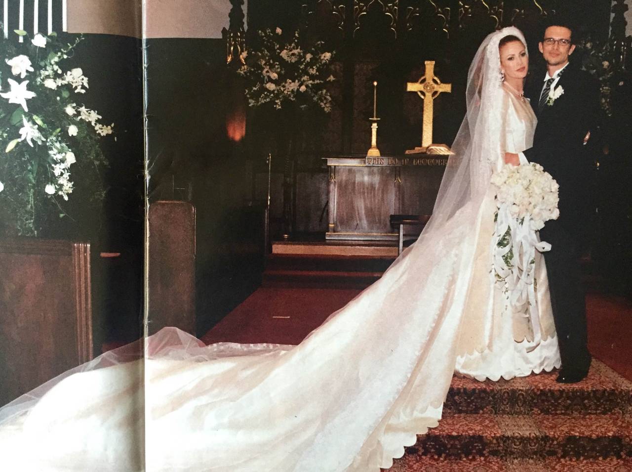 Valentino 1996 Haute Couture Wedding Gown with Valentino Sketches For