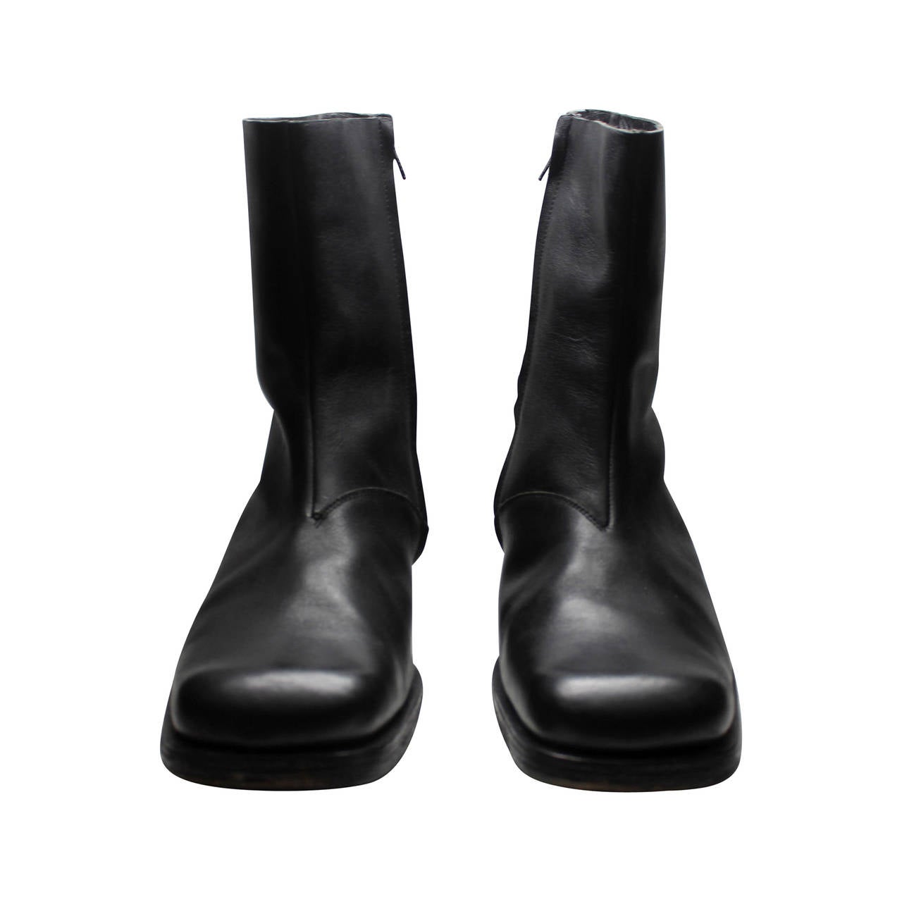 Mens Martin Margiela Square Toe Chelsea Boots at 1stDibs
