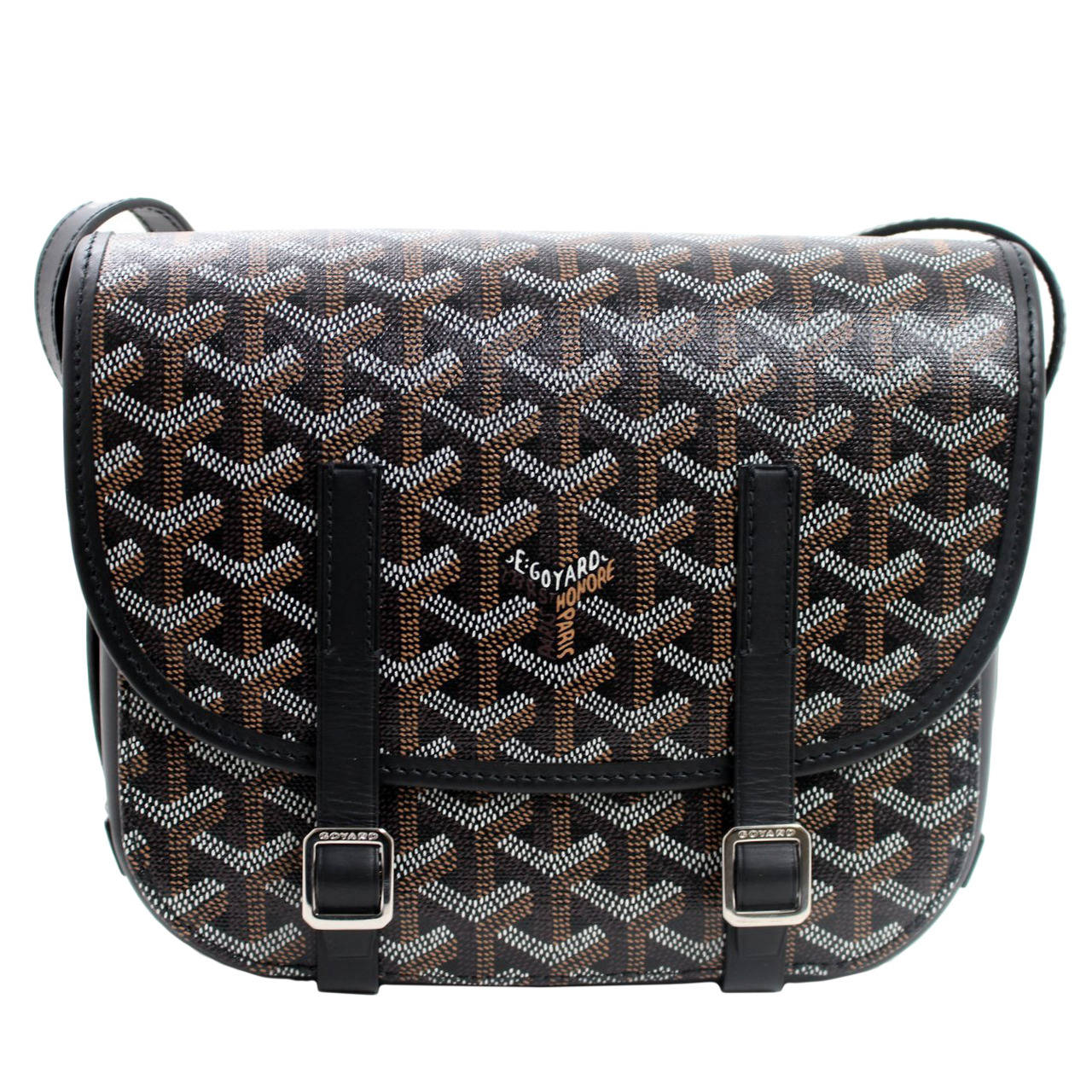 Goyard Black Belvedere Small Messenger Bag at 1stDibs goyard small