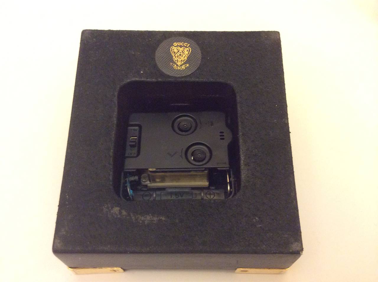 Vintage Gucci Desk Clock at 1stDibs