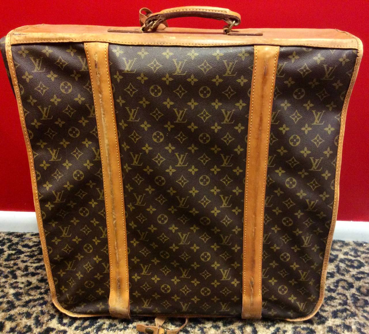 Rare Louis Vuitton Monogram Garment Travel Bag For Sale at 1stDibs
