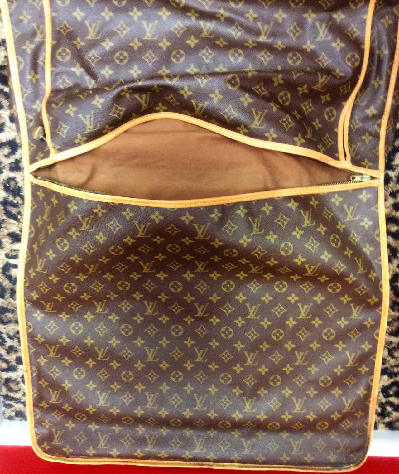 Rare Louis Vuitton Monogram Garment Travel Bag For Sale at 1stDibs
