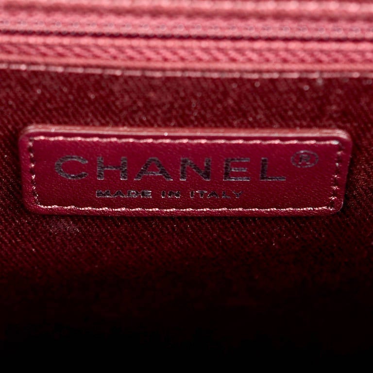 Chanel "Dallas" Studded Black Saddle Satchel Messenger Bag at 1stdibs