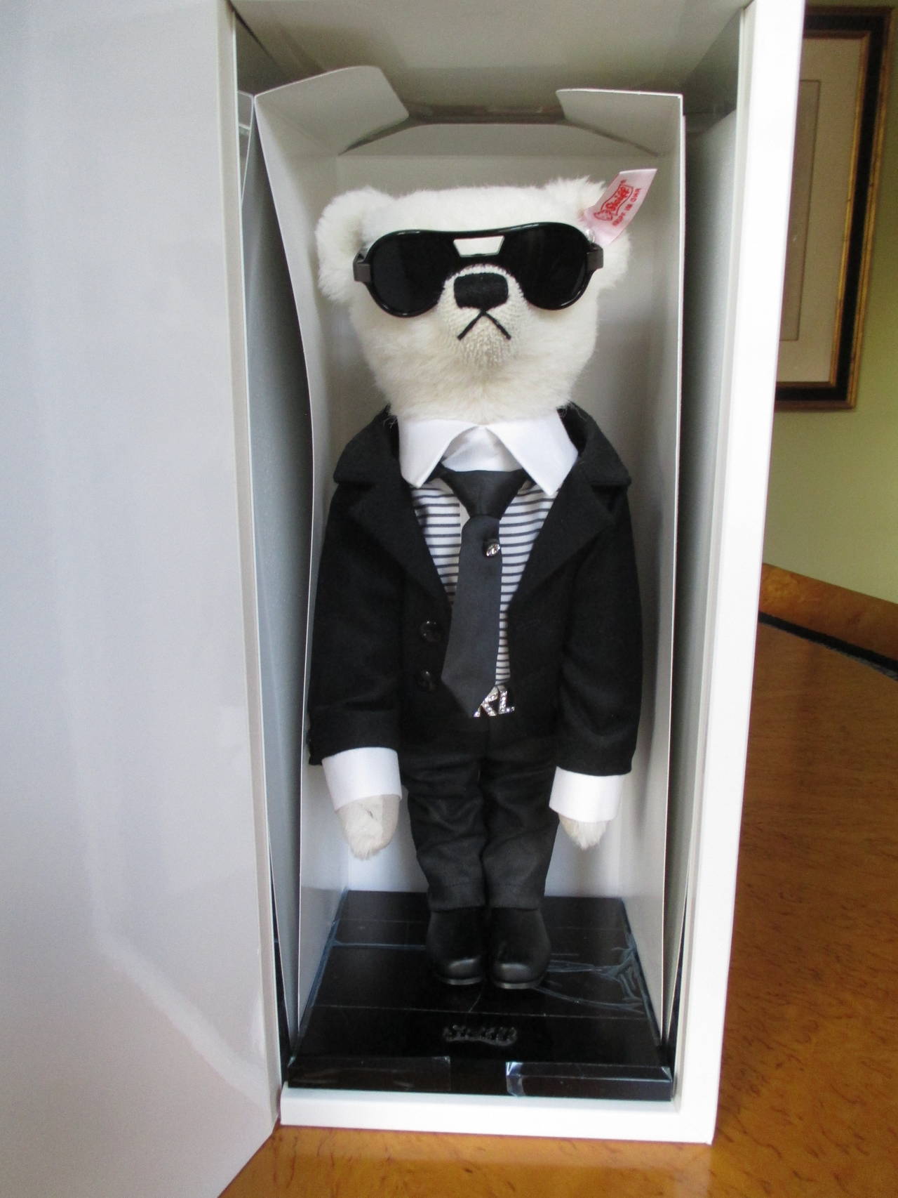 Karl Lagerfeld Steiff Teddy Bear New in Box at 1stdibs