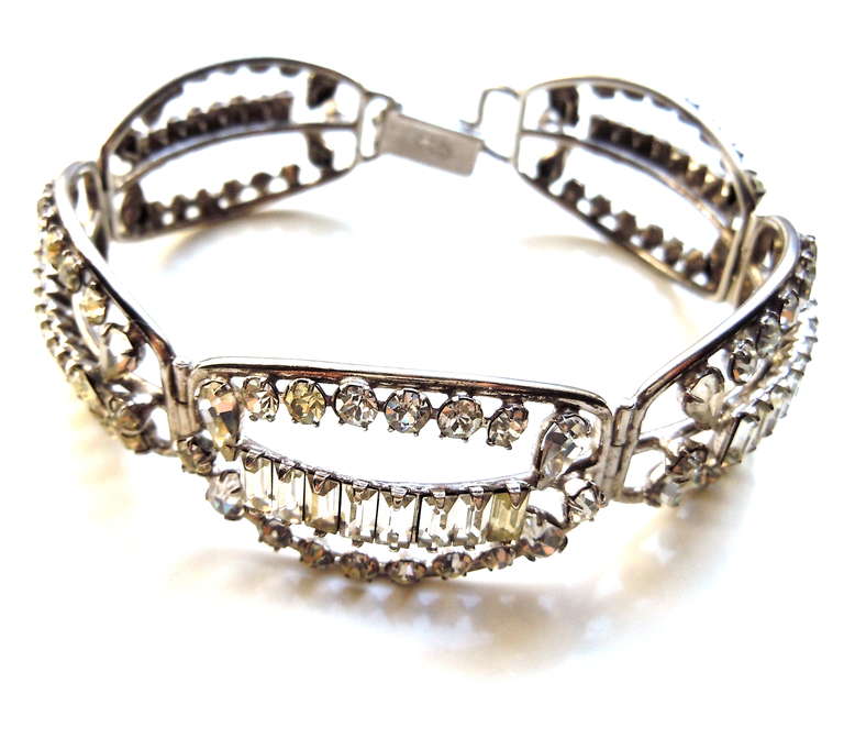 Old Hollywood Glamour Bracelet For Sale at 1stdibs