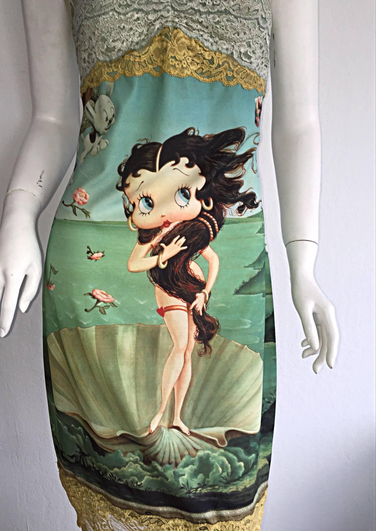 Extremely Rare Vintage Eletra Casadei Betty Boop " Birth of Venus