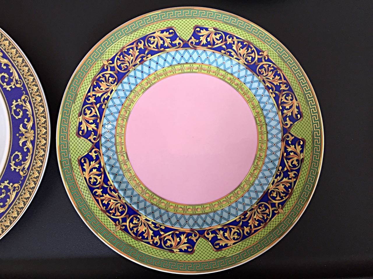 Brand New Vintage Gianni Versace China Salad / Appetizer Plates ( Set
