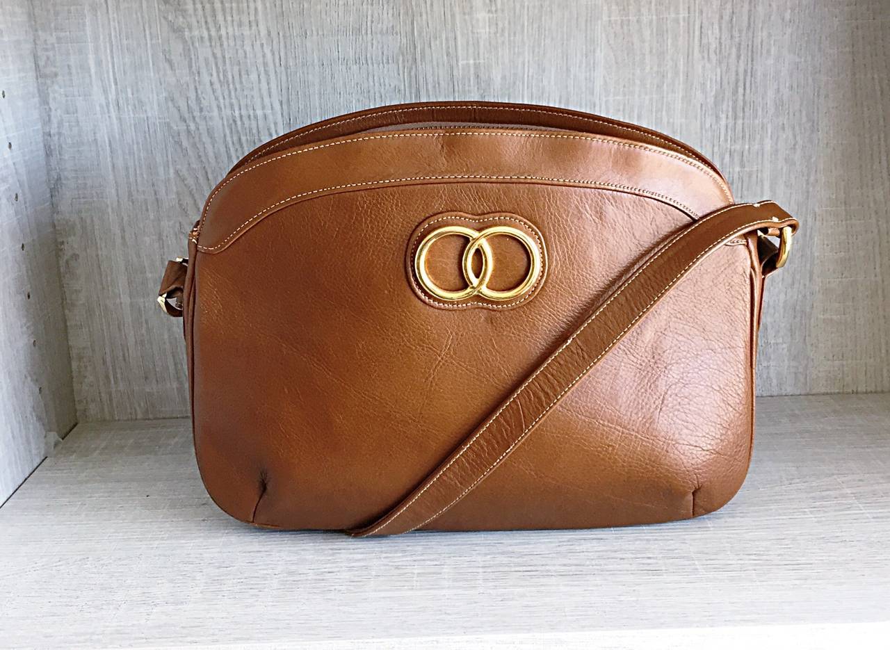 Perfect Brand New Vintage Saks Fifth Avenue Saddle Tan Handbag Purse