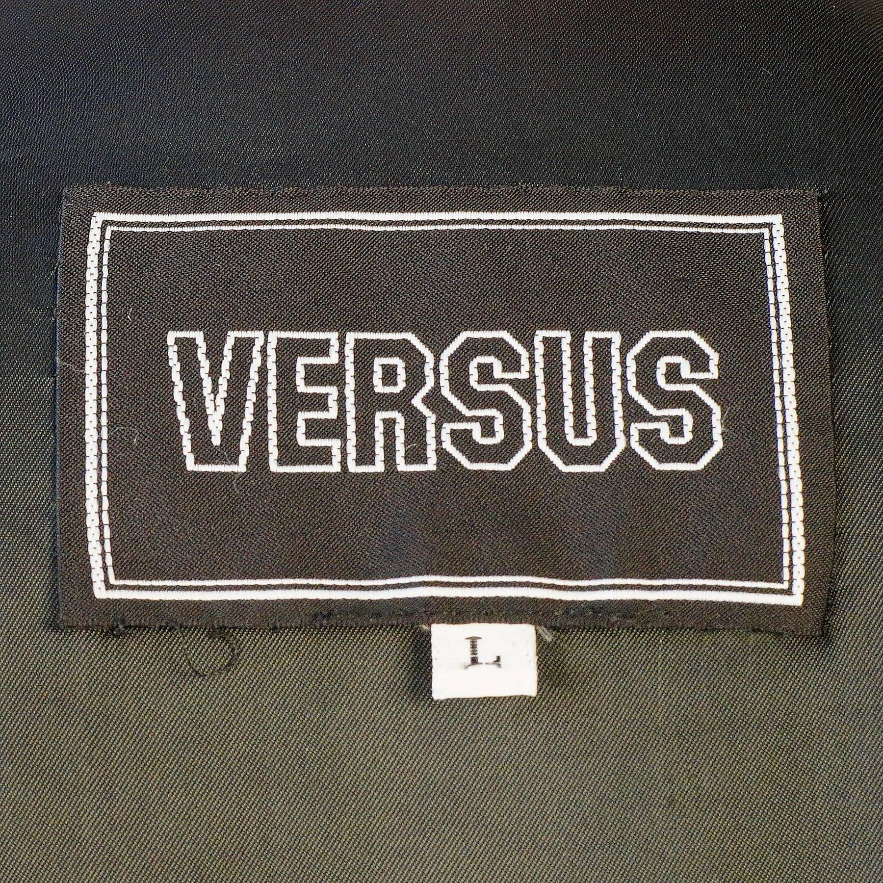 Rare Versus (Versace) Dog Print Jacket For Sale at 1stDibs versace