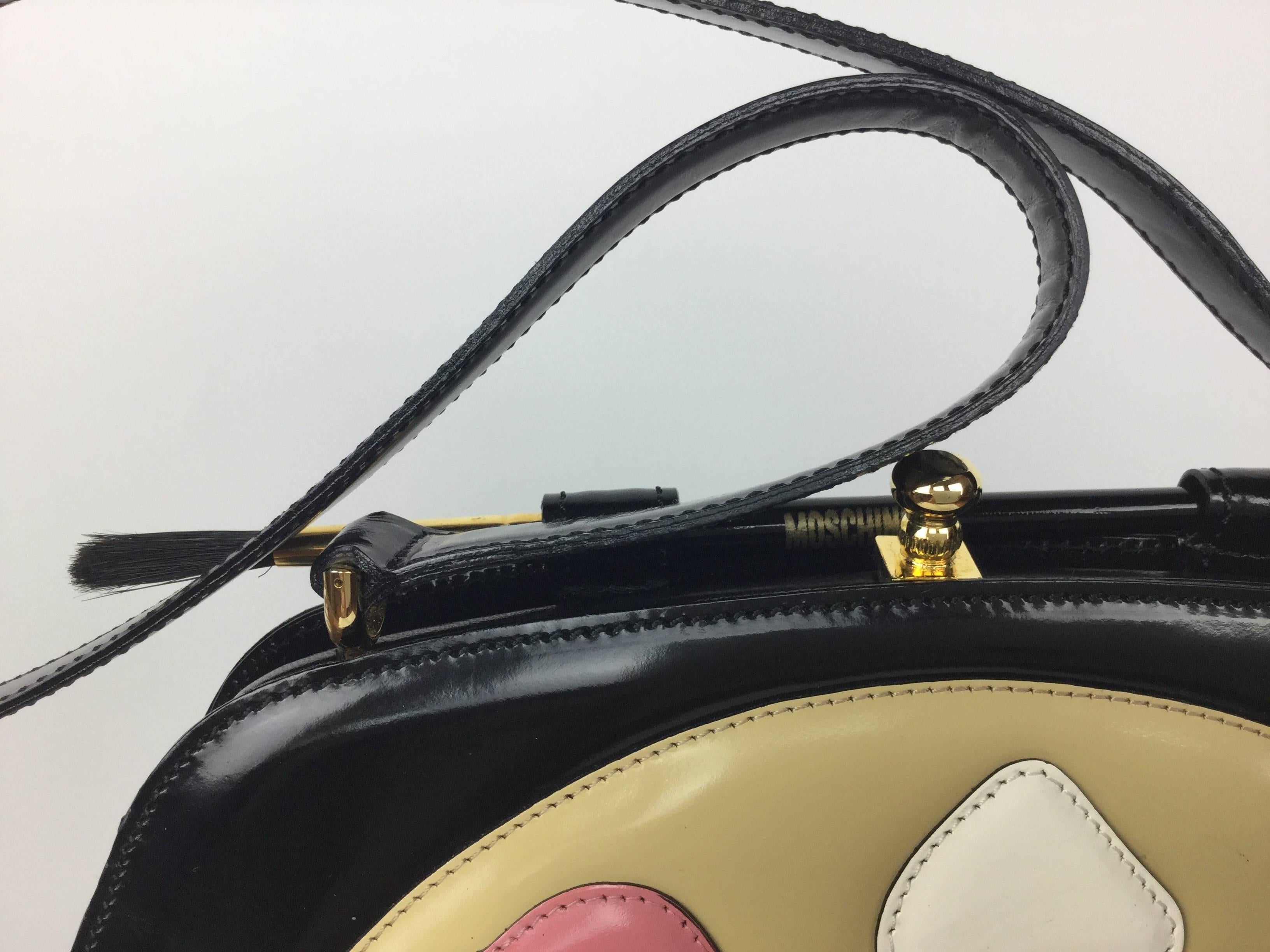Rare Moschino Artist's Palette Handbag. 1990's. at 1stDibs paint