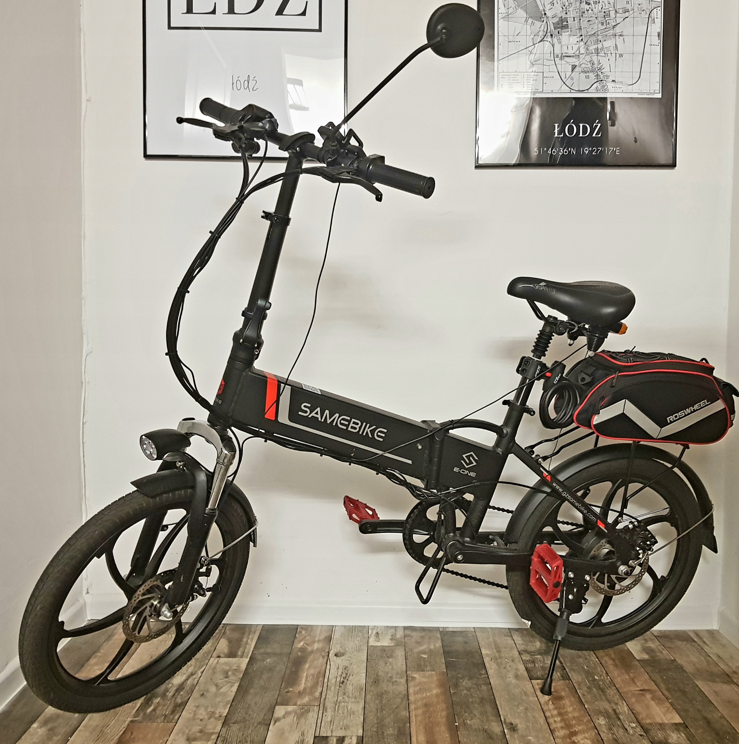 Rower elektryczny składak koła 20" doposażony 8373041772 oficjalne