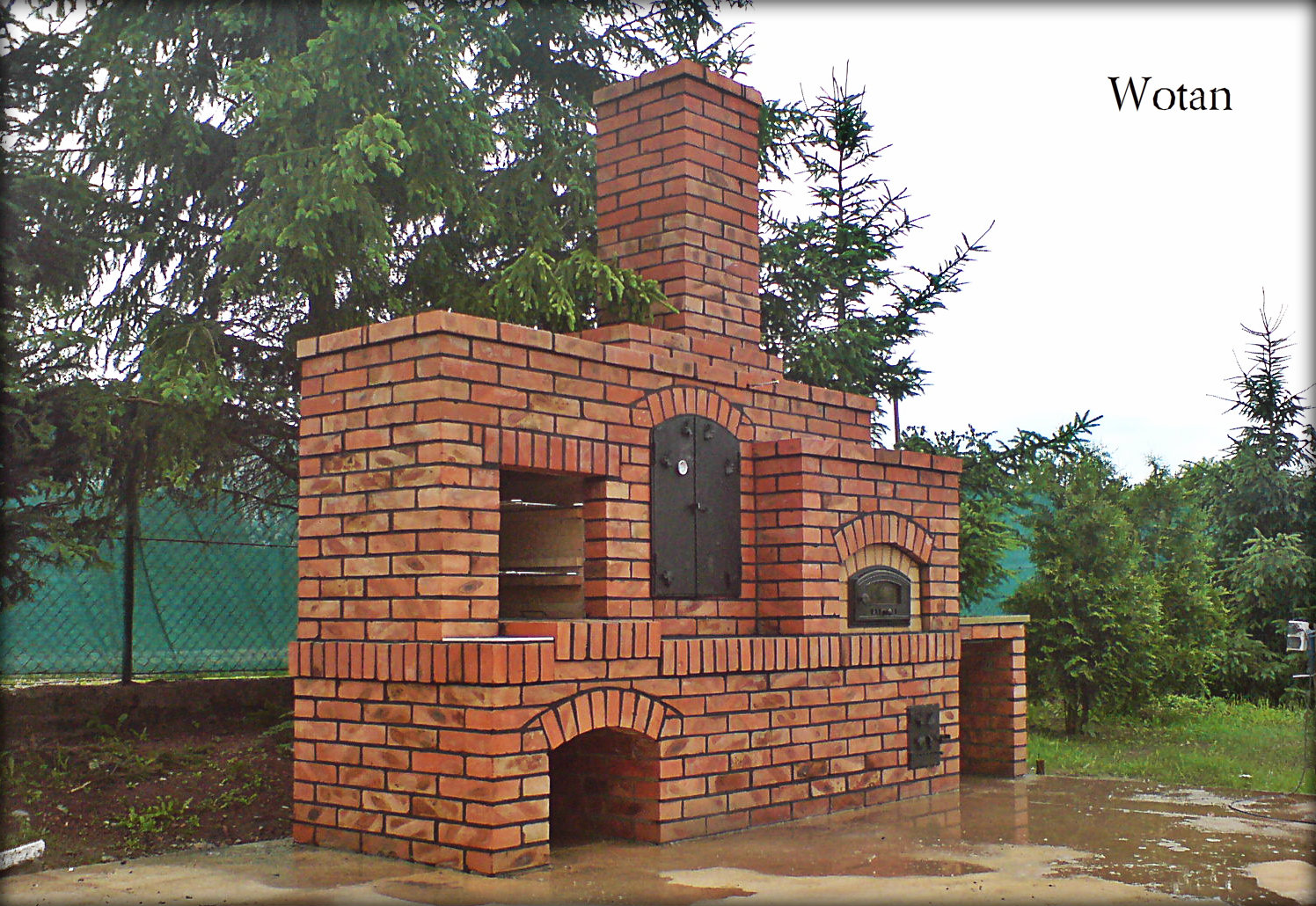 Piec chlebowy z wędzarnią i grillem Wotan - 7190262884 - oficjalne