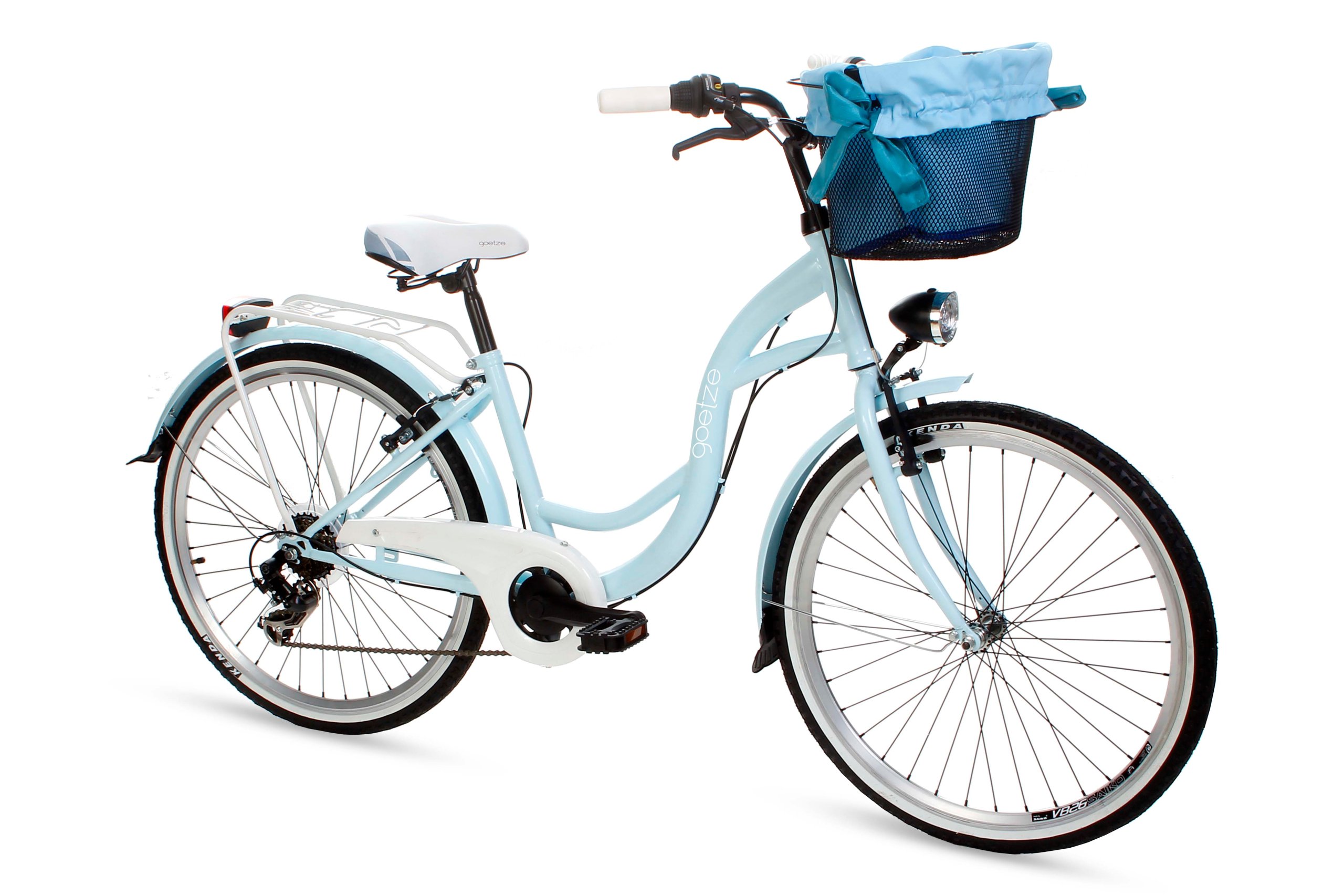 Damski rower miejski GOETZE 26 Mood 6b Shiman kosz 7193763775