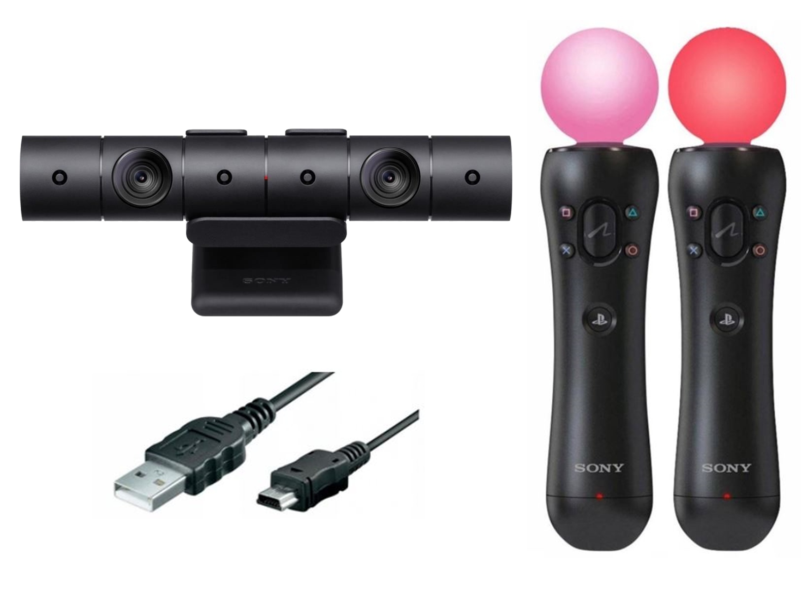 Kamera PS4 Playstation Camera + 2X KONTROLER MOVE 7685339635