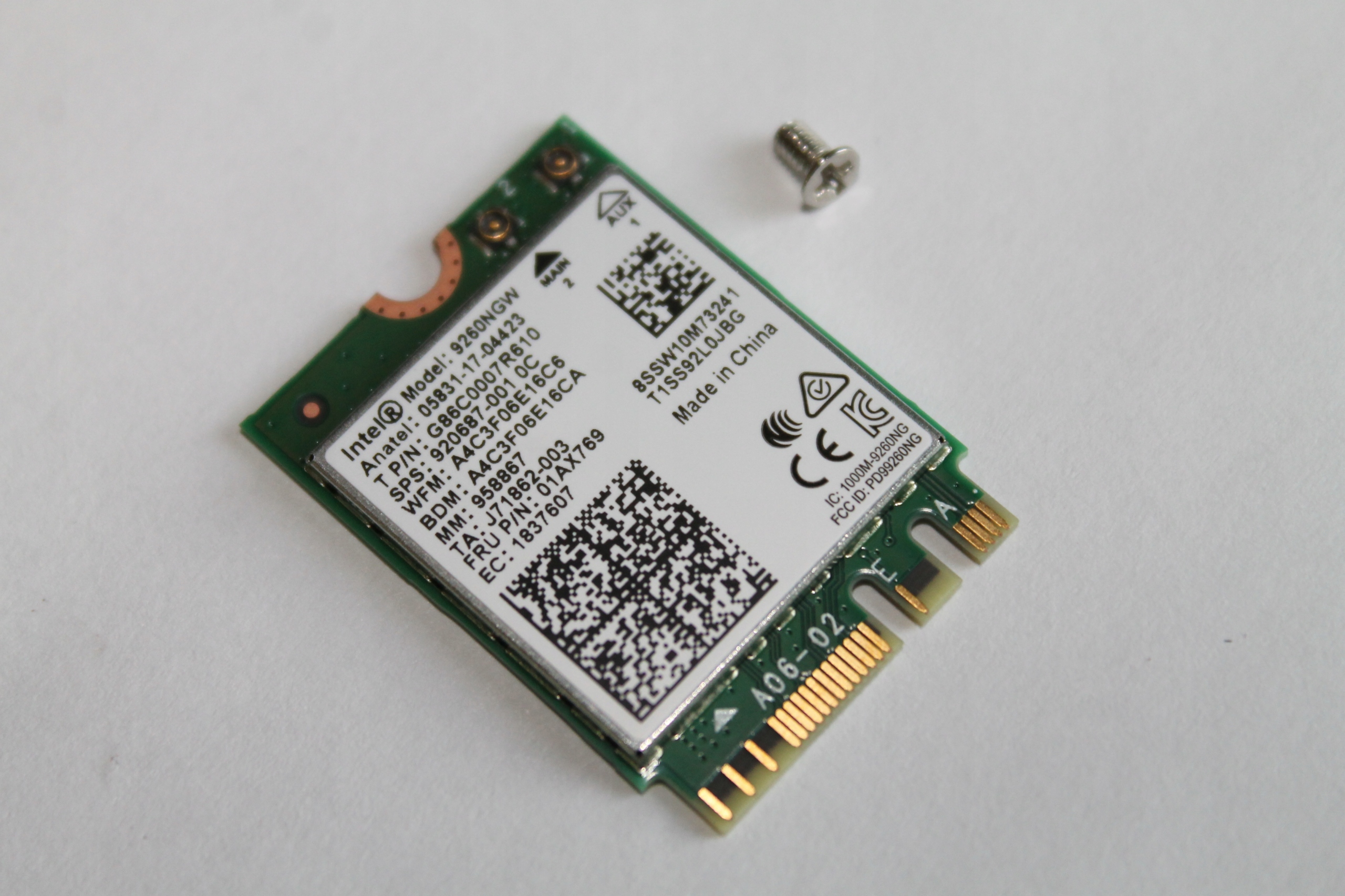 WiFi M.2 Intel 9260 9260NGW AC BT 5.0 8260 8260NGW 7997060551