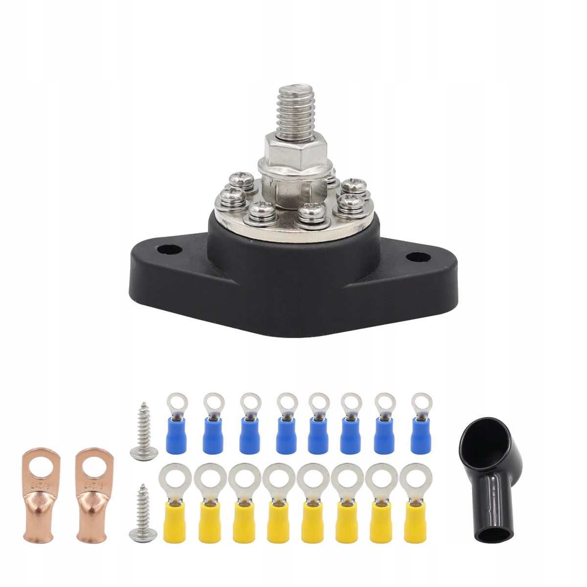Heavy Duty Bus Bar Battery Terminal Block Stud M6 M10 Distribution S