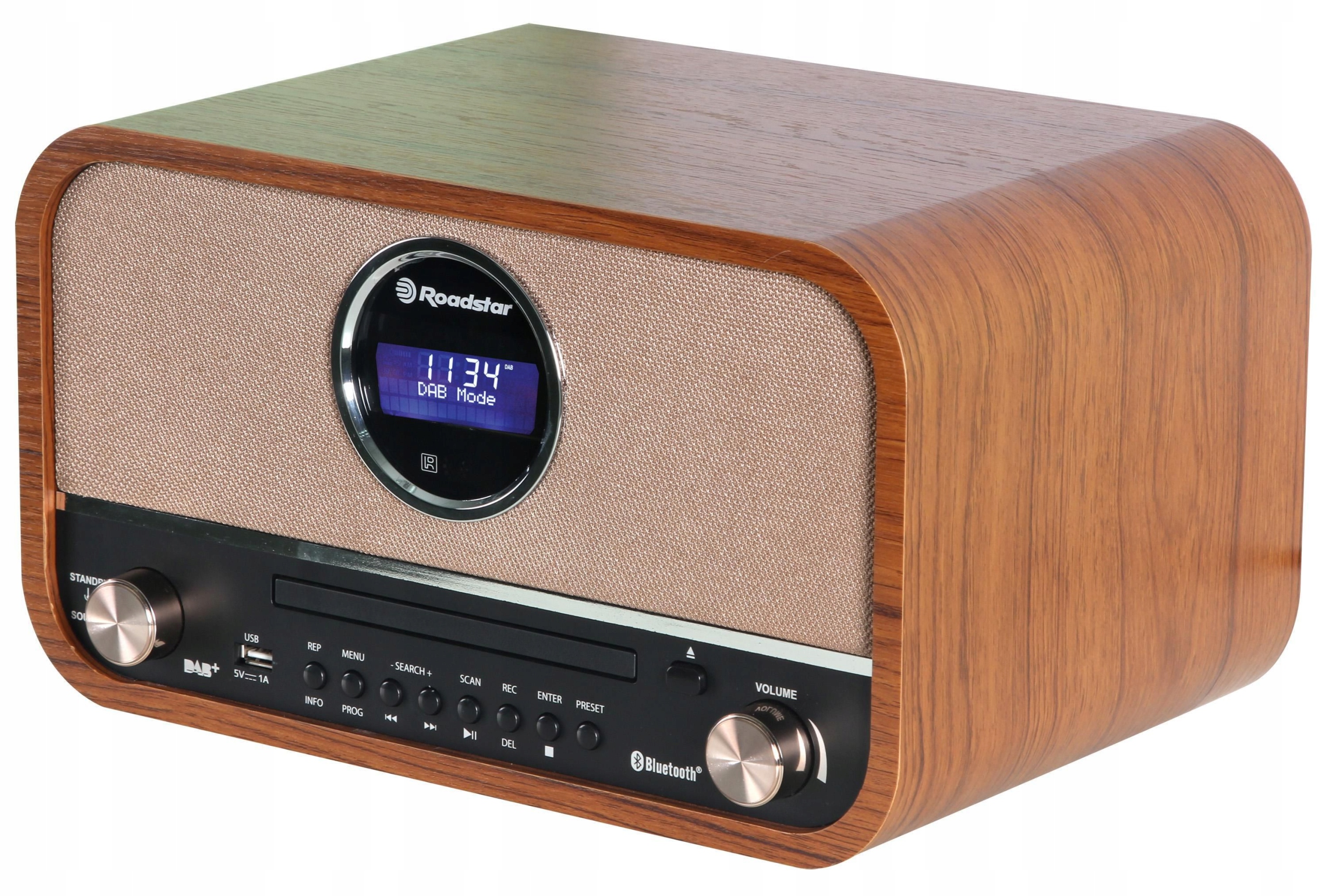 RADIO ROADSTAR DAB/DAB+/FM 30W LCD pilot brązowe Sklep, Opinie, Cena