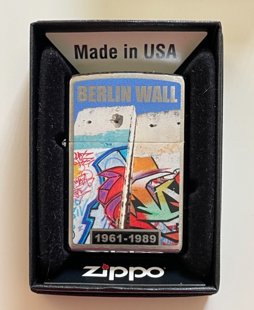 Piękna Oryginal Zapalniczka ZIPPO Berlin Wall Nowa Żagań Kup teraz