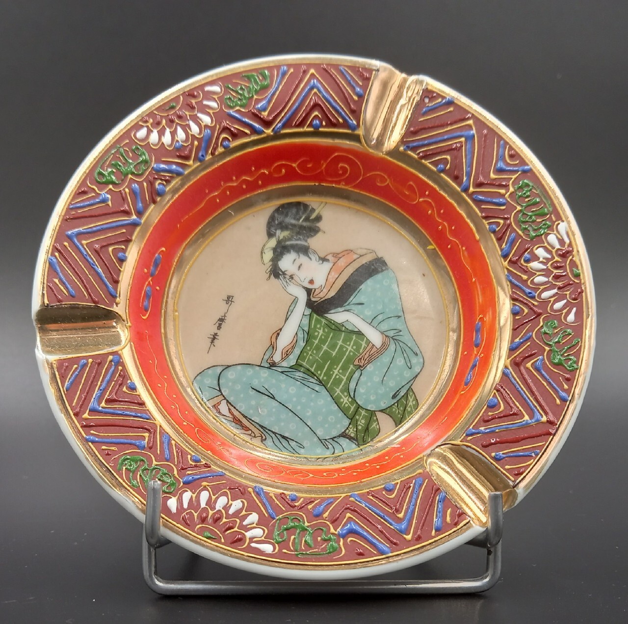 Satsuma Kutani Japonia porcelana popielniczka Wrocław Kup teraz na