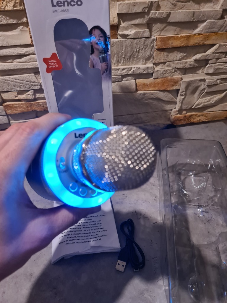 mikrofon do karaoke Lenco BMC-085 | JANÓW PODLASKI | Kup teraz na