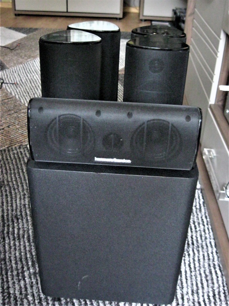 HARMAN KARDON 5.1 HKTS Sub160 +4 Sat TS15+CEN TS15 Łódź Kup teraz
